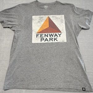 MLB Boston Red Sox Fenway Park Themed 47' Brand Adult Med Gray Shirt.